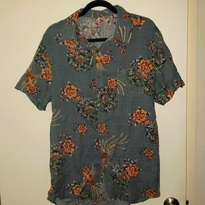 Men's Vintage Floral Shirt Large